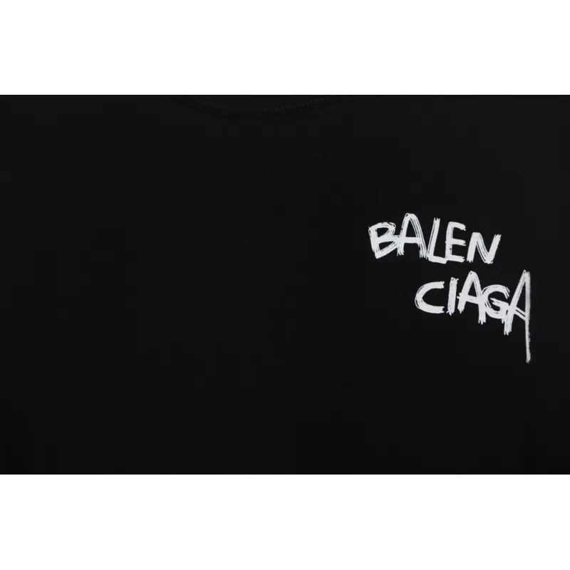 EM Sneakers Balenciaga BLCG Misplaced Letter Print T-shirt
