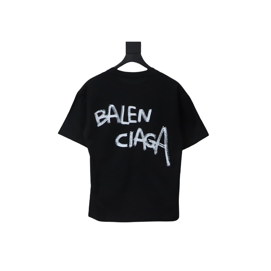 EM Sneakers Balenciaga BLCG Misplaced Letter Print T-shirt