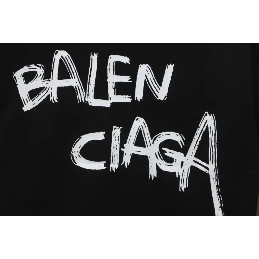 EM Sneakers Balenciaga BLCG Misplaced Letter Print T-shirt