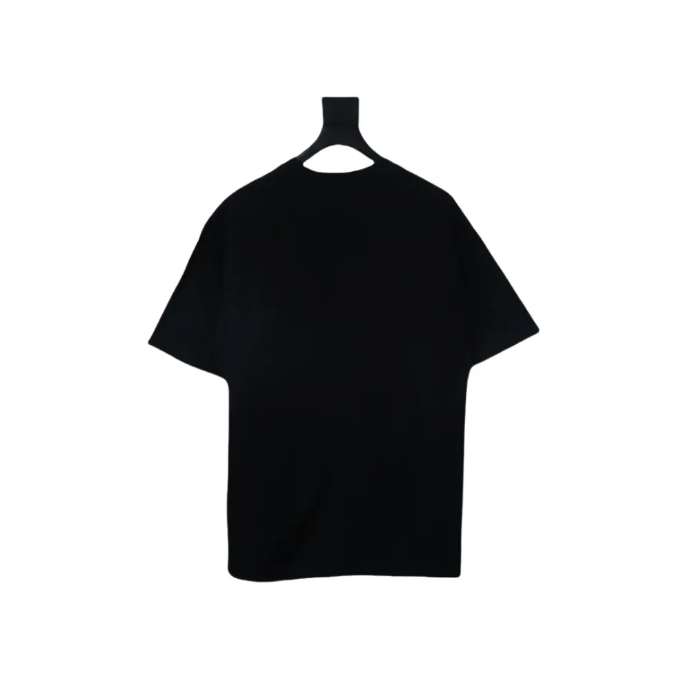 EM Sneakers Balenciaga 24ss Double B No Passing Print T-shirt Black