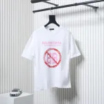 EM Sneakers Balenciaga 24ss Double B No Passing Print T-shirt White