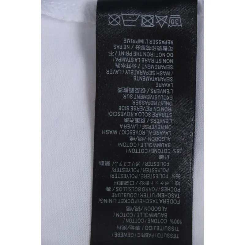 EM Sneakers Balenciaga 24ss Double B No Passing Print T-shirt White