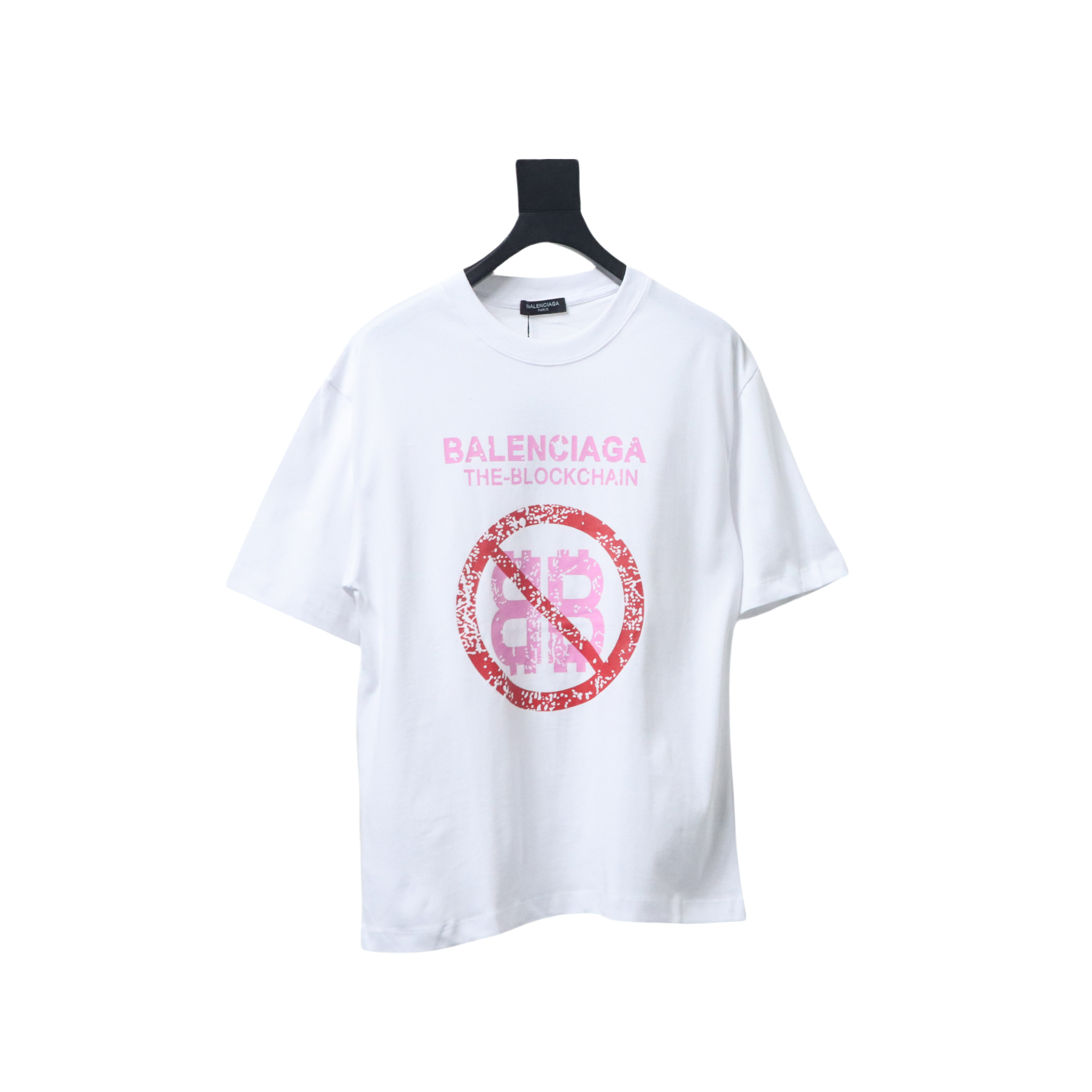 EM Sneakers Balenciaga 24ss Double B No Passing Print T-shirt White