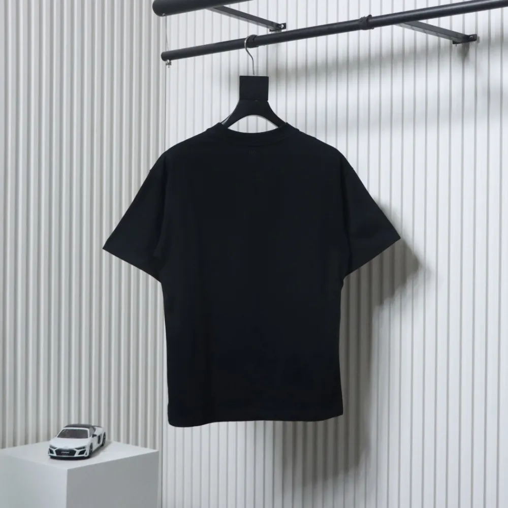 EM Sneakers Balenciaga 24ss Sanskrit Letters 3D Print T-shirt Black