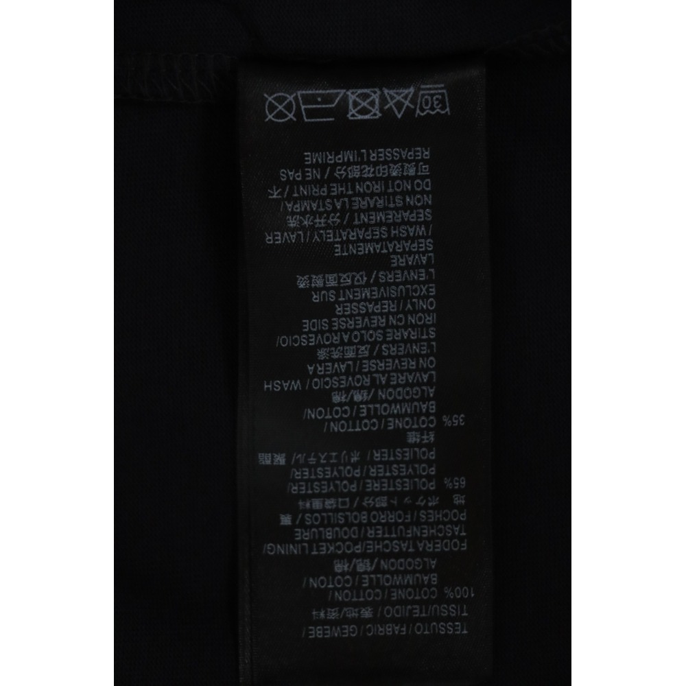 EM Sneakers Balenciaga 24ss Sanskrit Letters 3D Print T-shirt Black