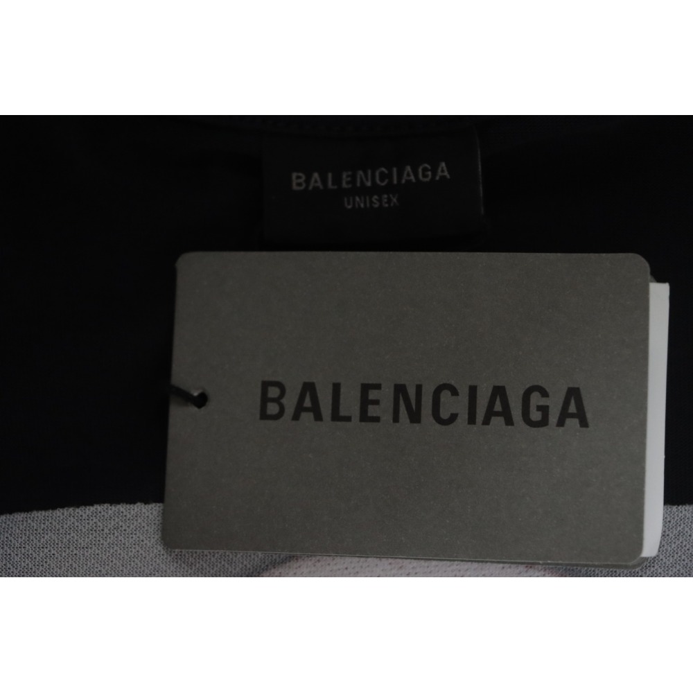 EM Sneakers Balenciaga 24ss Sanskrit Letters 3D Print T-shirt Black