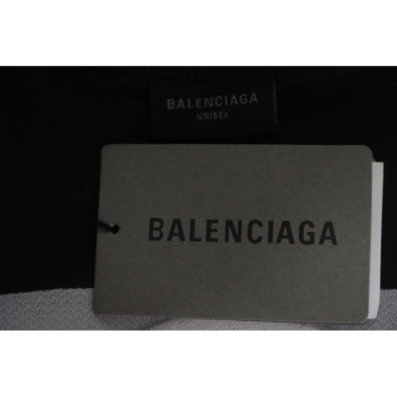 EM Sneakers Balenciaga 24ss Sanskrit Letters 3D Print T-shirt Black