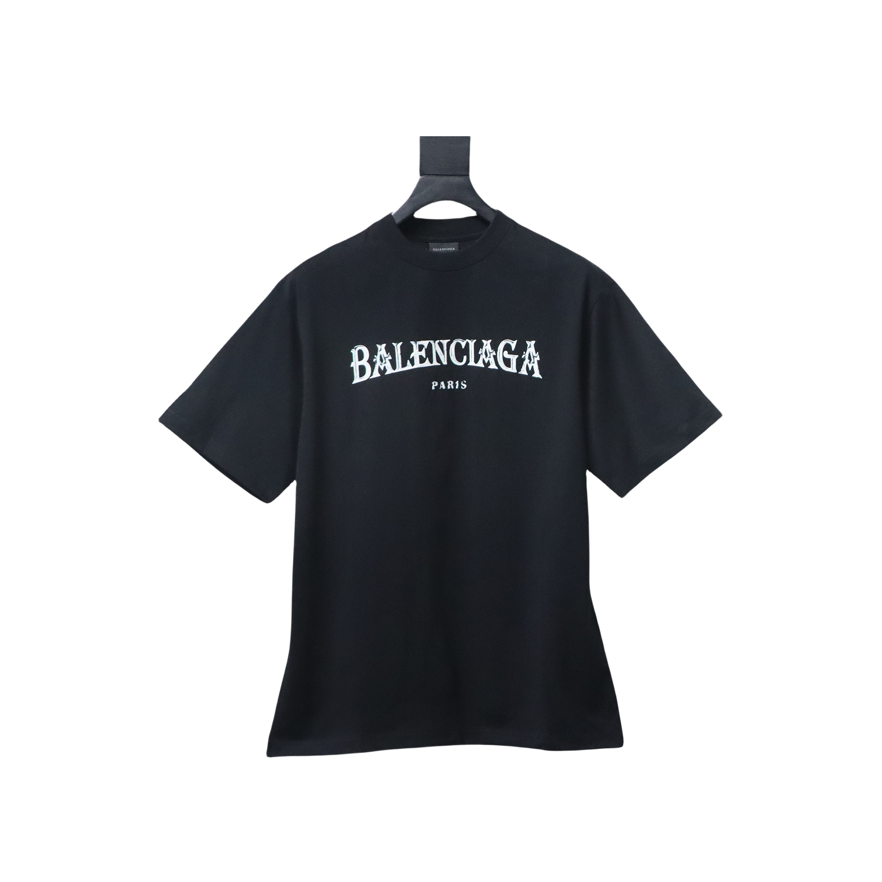 EM Sneakers Balenciaga 24ss Sanskrit Letters 3D Print T-shirt Black
