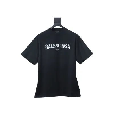 EM Sneakers Balenciaga 24ss Sanskrit Letters 3D Print T-shirt Black 01