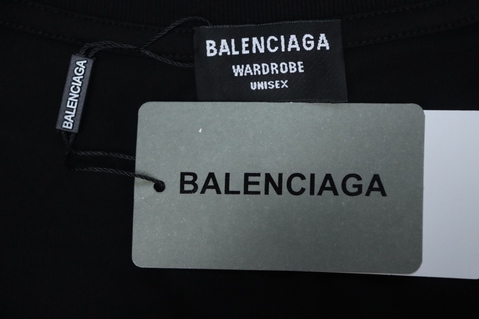 EM Sneakers Balenciaga 24ss Valentine's Day Collection Heart Print Black T-shirt