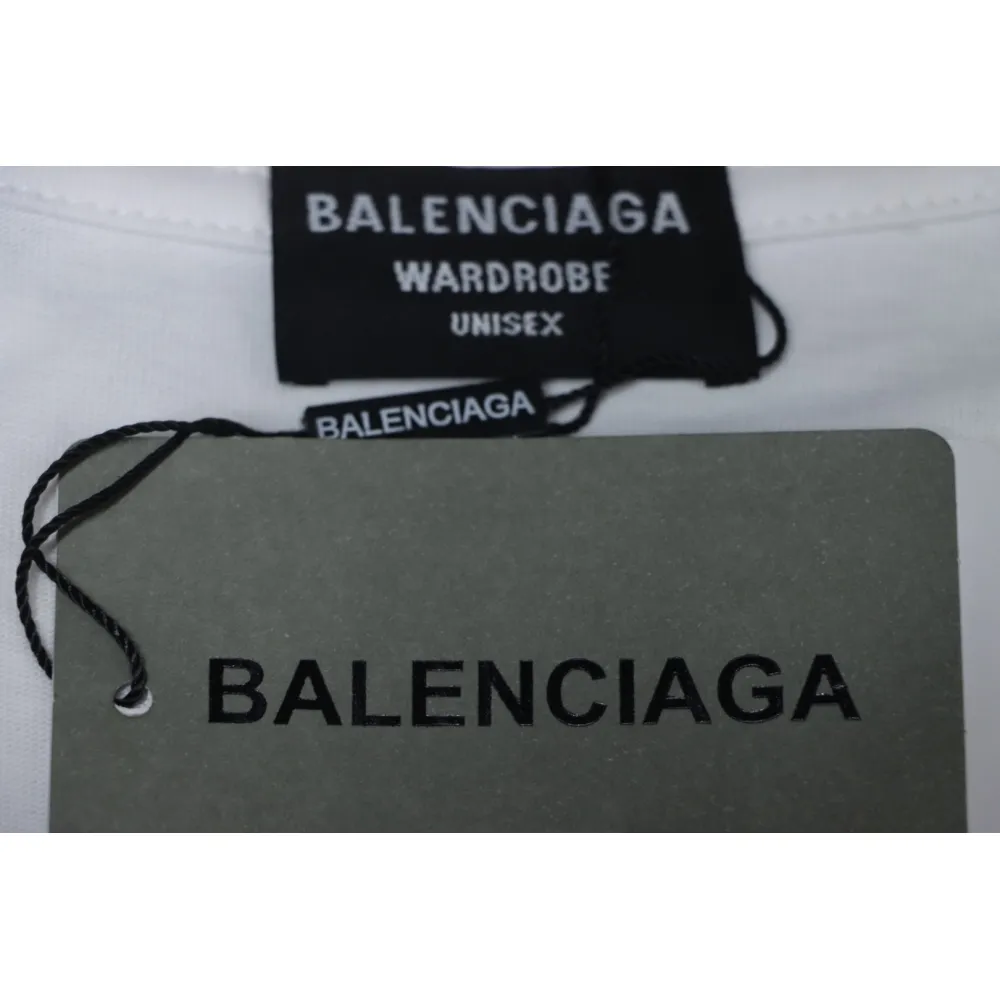 EM Sneakers Balenciaga 25ss 3M Printed Lettero Logo T-shirt Black