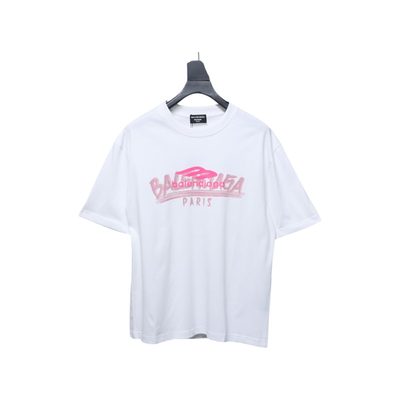 EM Sneakers Balenciaga 25ss 3M Printed Lettero Logo T-shirt White