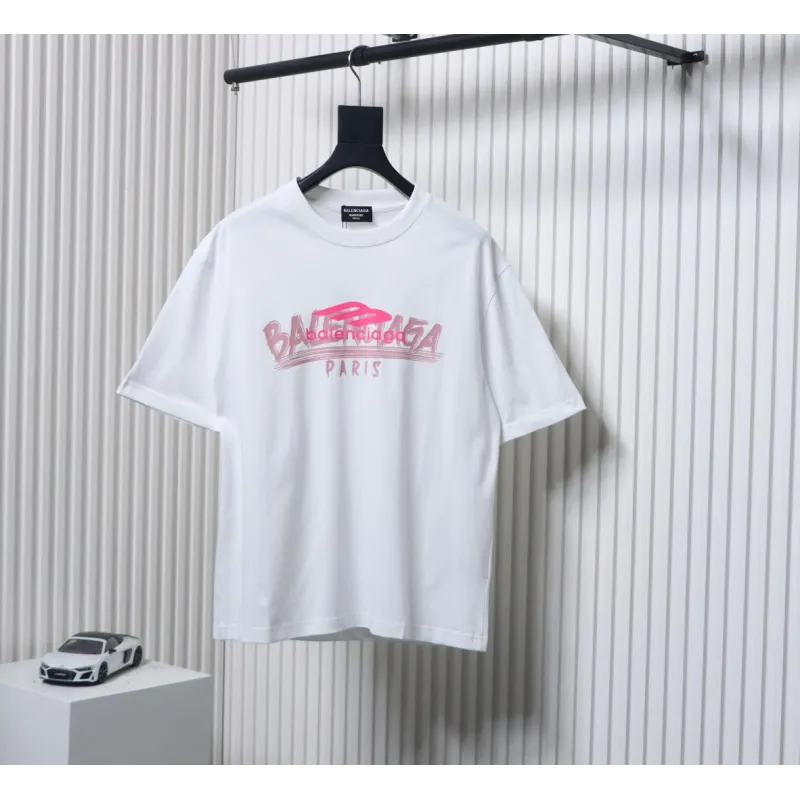 EM Sneakers Balenciaga 25ss 3M Printed Lettero Logo T-shirt White