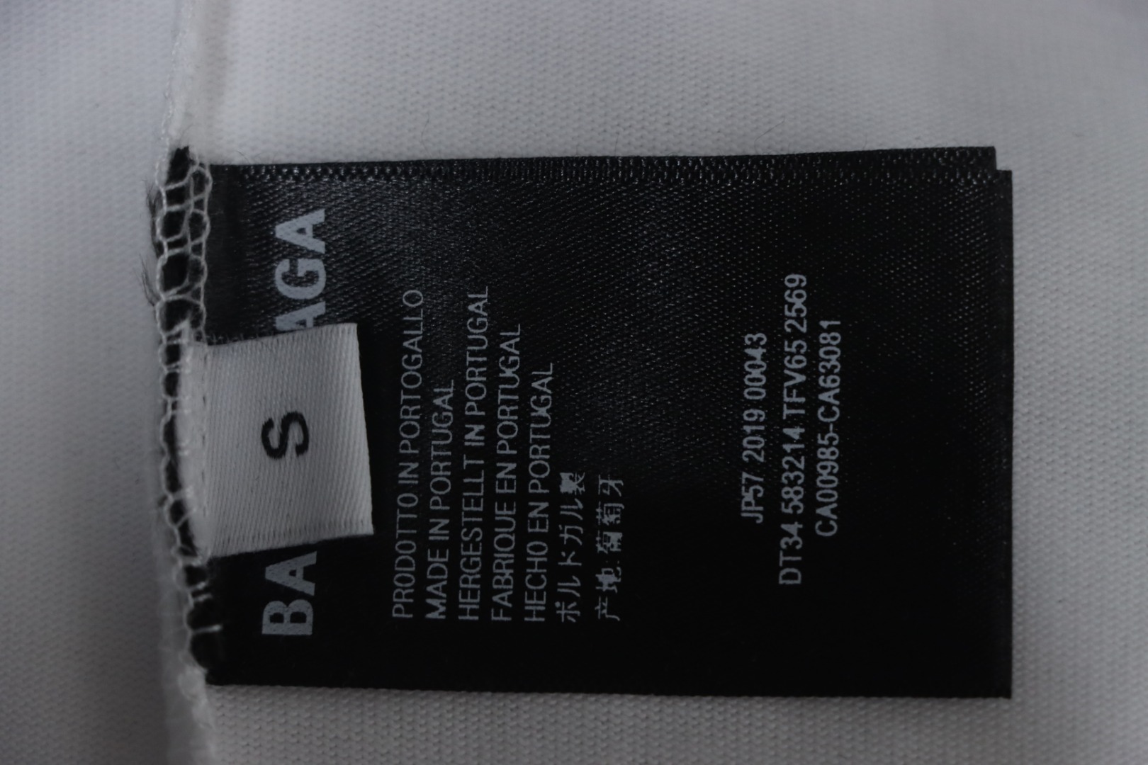 EM Sneakers Balenciaga 25ss 3M Printed Lettero Logo T-shirt White