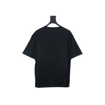 EM Sneakers Balenciaga 25SS Collar Lettering T-shirt Black 02