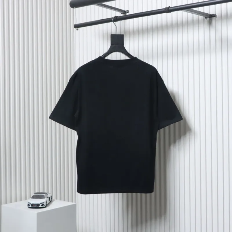 EM Sneakers Balenciaga 25SS Collar Lettering T-shirt Black