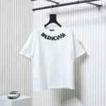 EM Sneakers Balenciaga 25SS Collar Lettering T-shirt White
