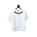 EM Sneakers Balenciaga 25SS Collar Lettering T-shirt White