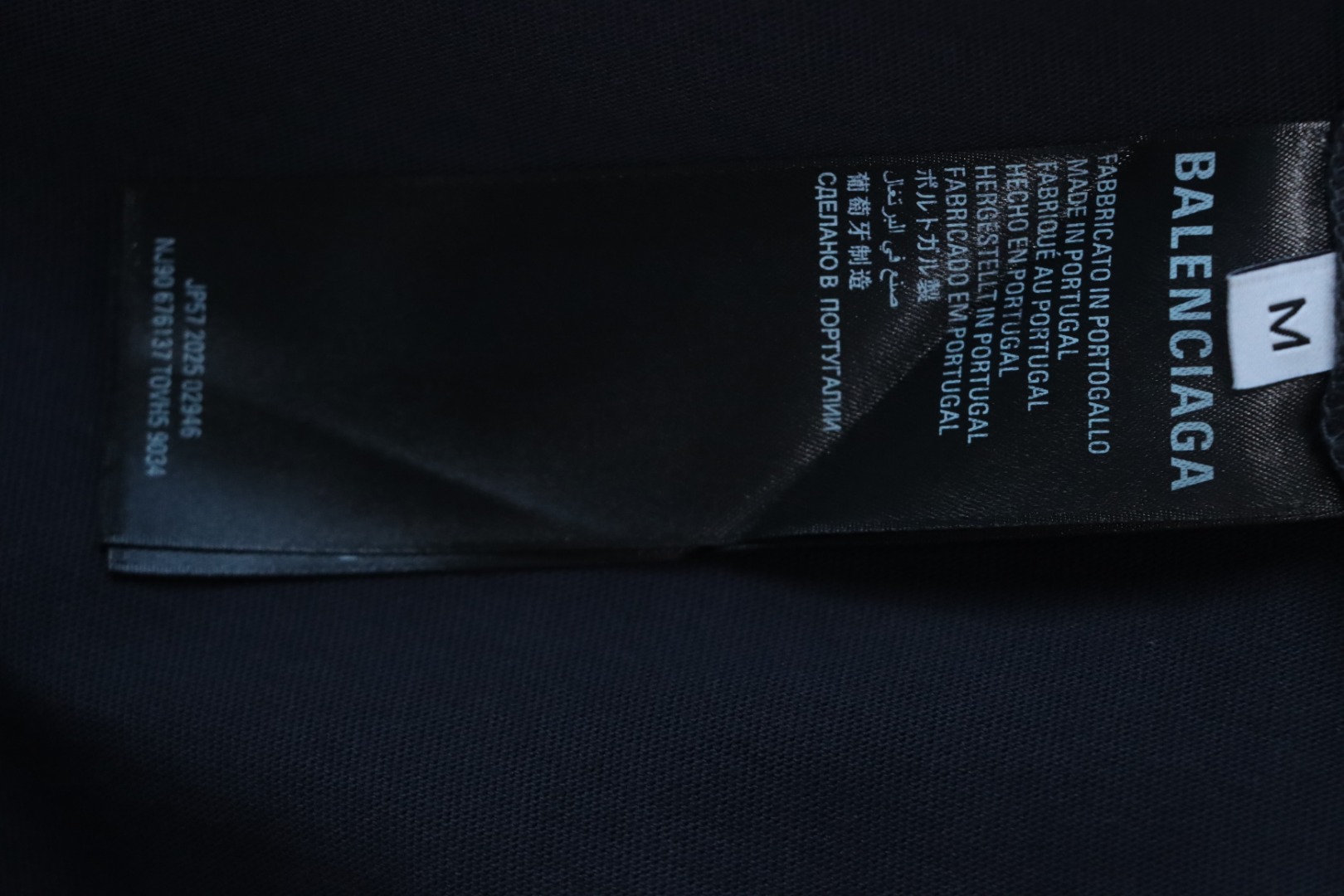 EM Sneakers Balenciaga 25ss LION CLUB Embroidered Logo T-shirt Black