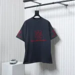 EM Sneakers Balenciaga 25ss LION CLUB Embroidered Logo T-shirt Black