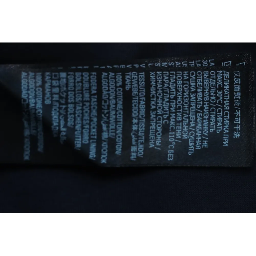 EM Sneakers Balenciaga 25ss LION CLUB Embroidered Logo T-shirt Black