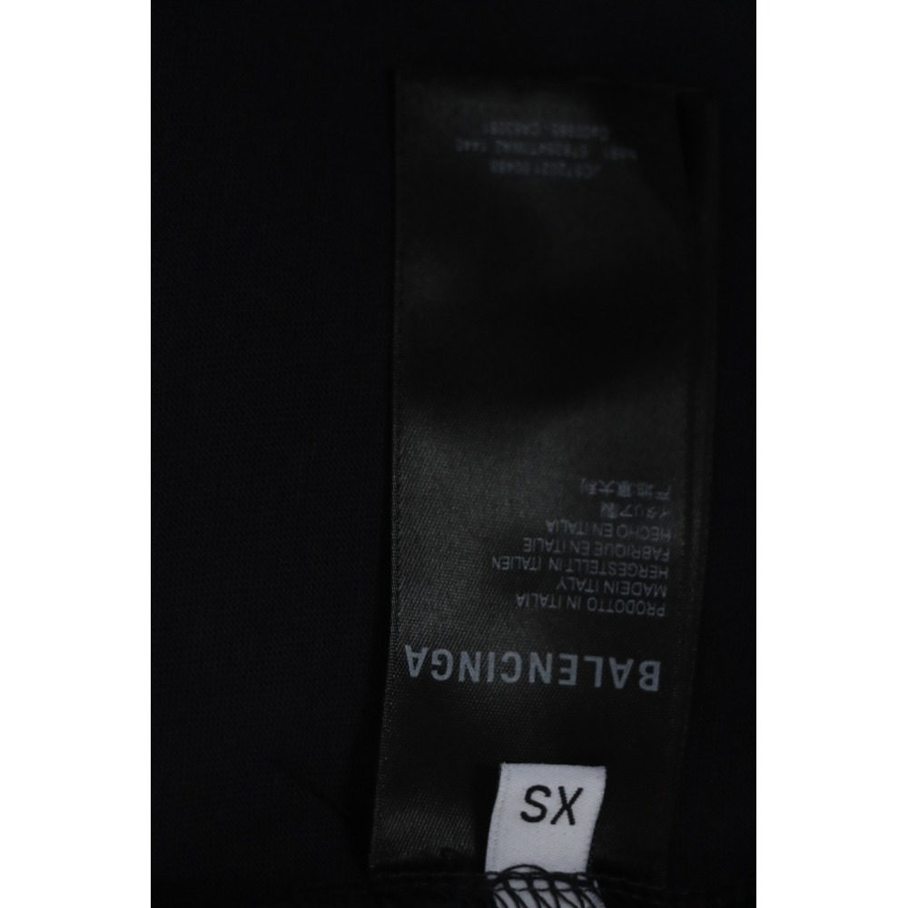 EM Sneakers Balenciaga 25ss Red Tape Print T-shirt Black