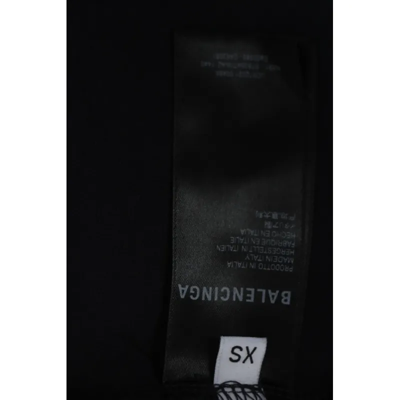 EM Sneakers Balenciaga 25ss Red Tape Print T-shirt Black