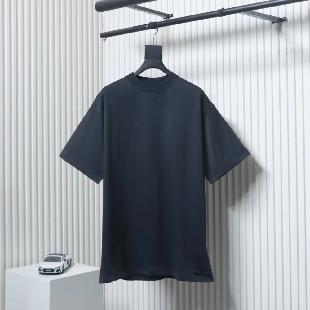 EM Sneakers Balenciaga 25ss Red Tape Print T-shirt Black