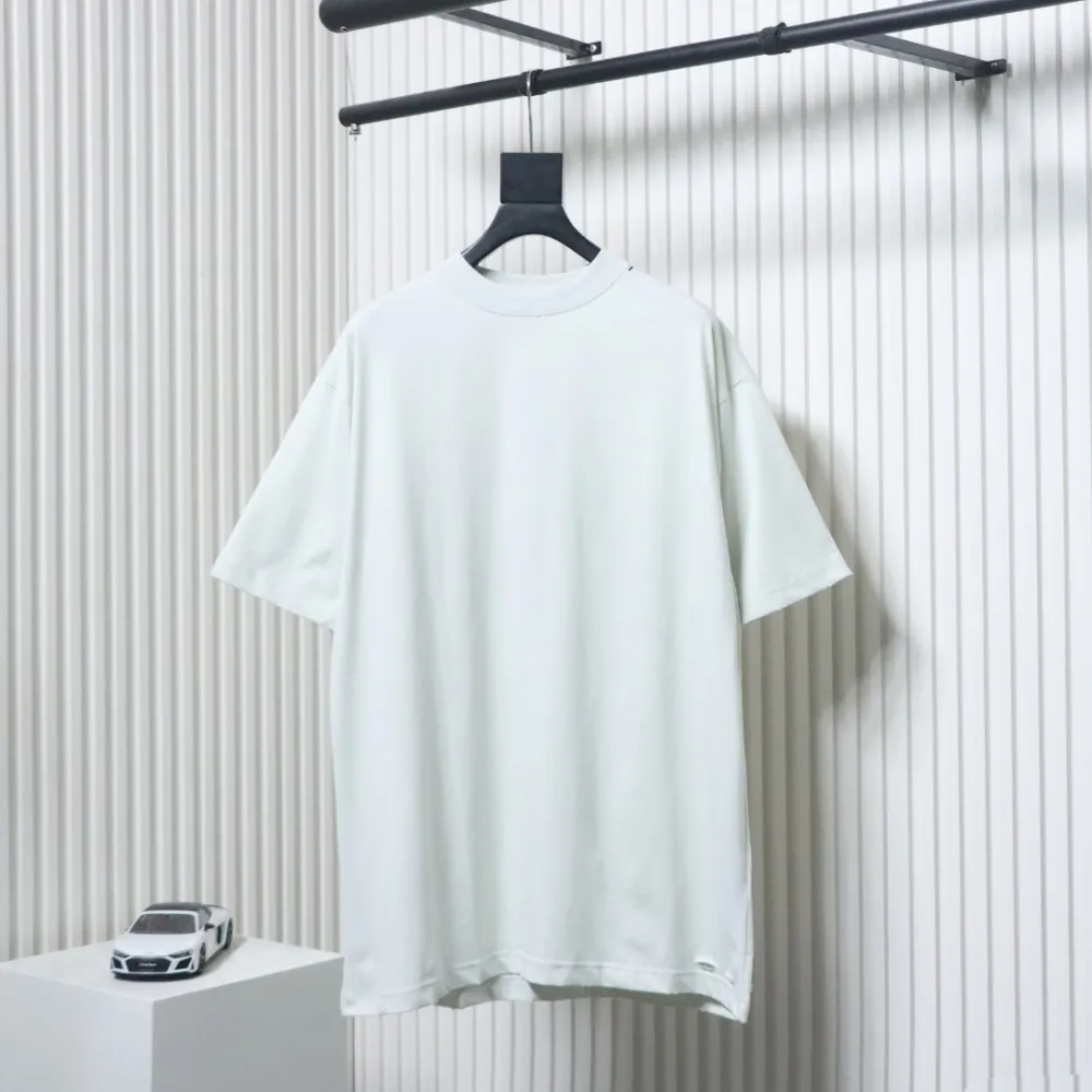EM Sneakers Balenciaga 25ss Red Tape Print T-shirt White