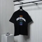 EM Sneakers Balenciaga Letter Print Crew Neck T-Shirt Black
