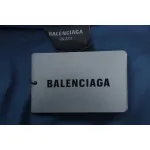 EM Sneakers Balenciaga Wheat Ear Double B Embroidered Washed T-shirt Blue