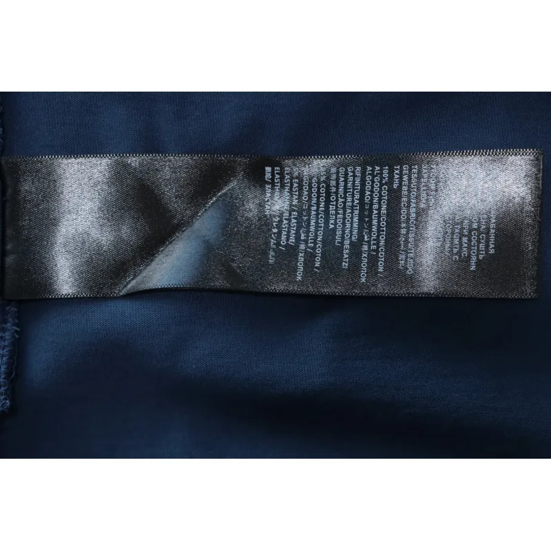 EM Sneakers Balenciaga Wheat Ear Double B Embroidered Washed T-shirt Blue