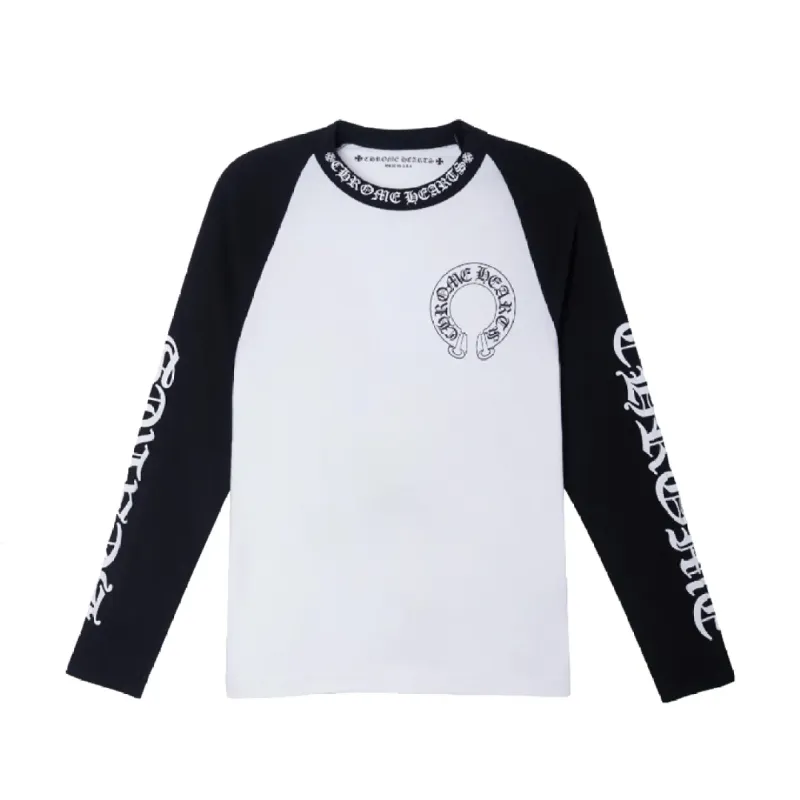 EM Sneakers Chrome Hearts Horseshoe Sanskrit Colorblock Long Sleeve