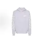 EM Sneakers Amiri FW24 Logo-embossed Jersey Textured Hoodie Red / Black / Gray