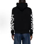 EM Sneakers Amiri FW24 Logo-embossed Jersey Textured Hoodie Red / Black / Gray