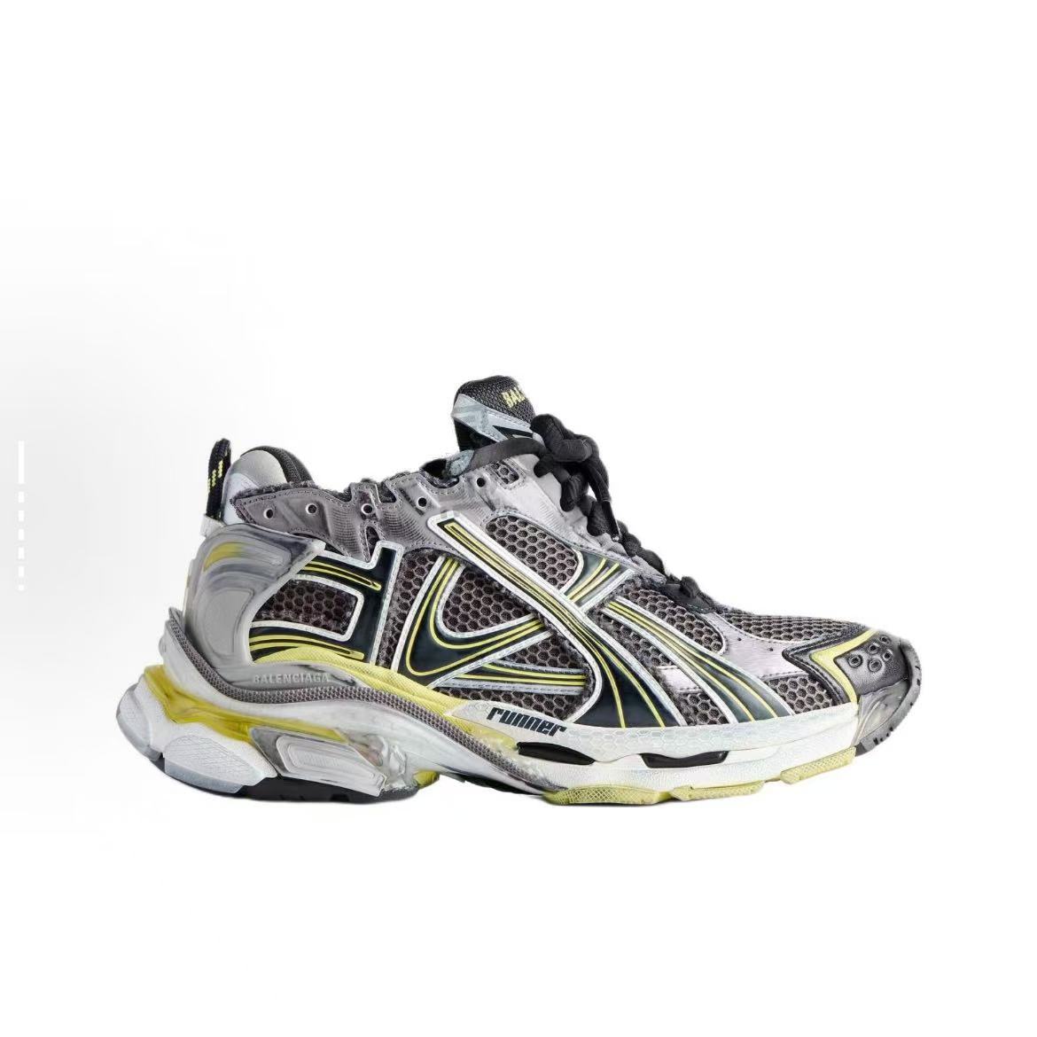 EM Sneakers Balenciaga Runner Grey Yellow