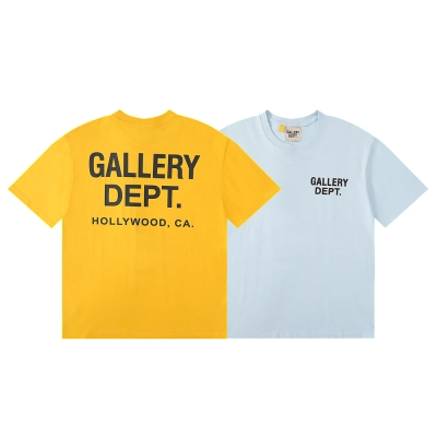 EM Sneakers Gallery Dept T-Shirt 6031 Yellow/Light Blue 01