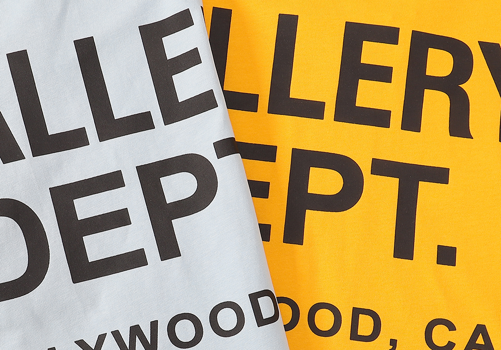 EM Sneakers Gallery Dept T-Shirt 6031 Yellow/Light Blue