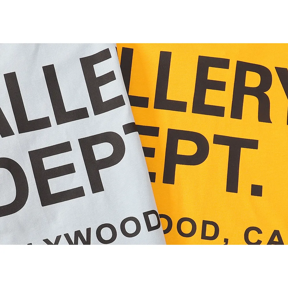 EM Sneakers Gallery Dept T-Shirt 6031 Yellow/Light Blue