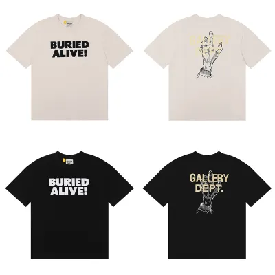 EM Sneakers Gallery Dept T-Shirt 6033 Black / Apricot 02