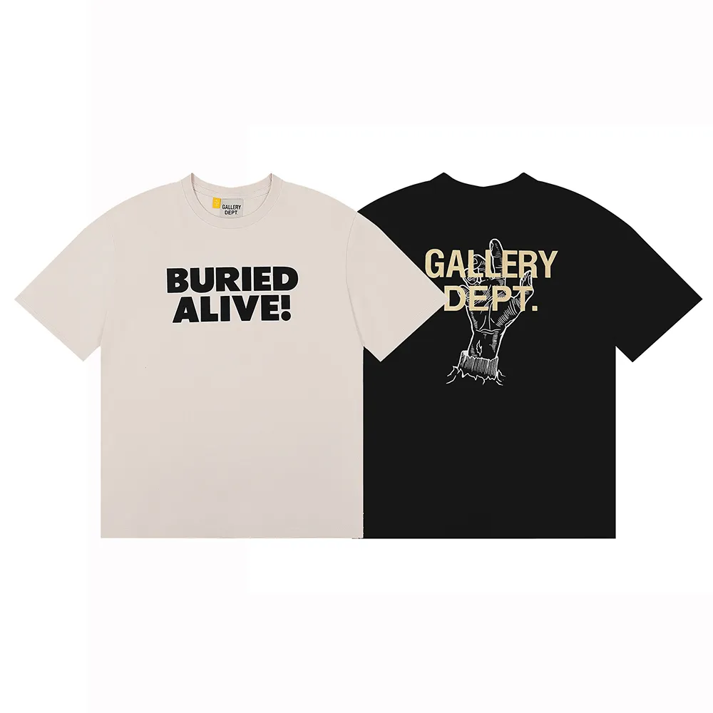 EM Sneakers Gallery Dept T-Shirt 6033 Black / Apricot