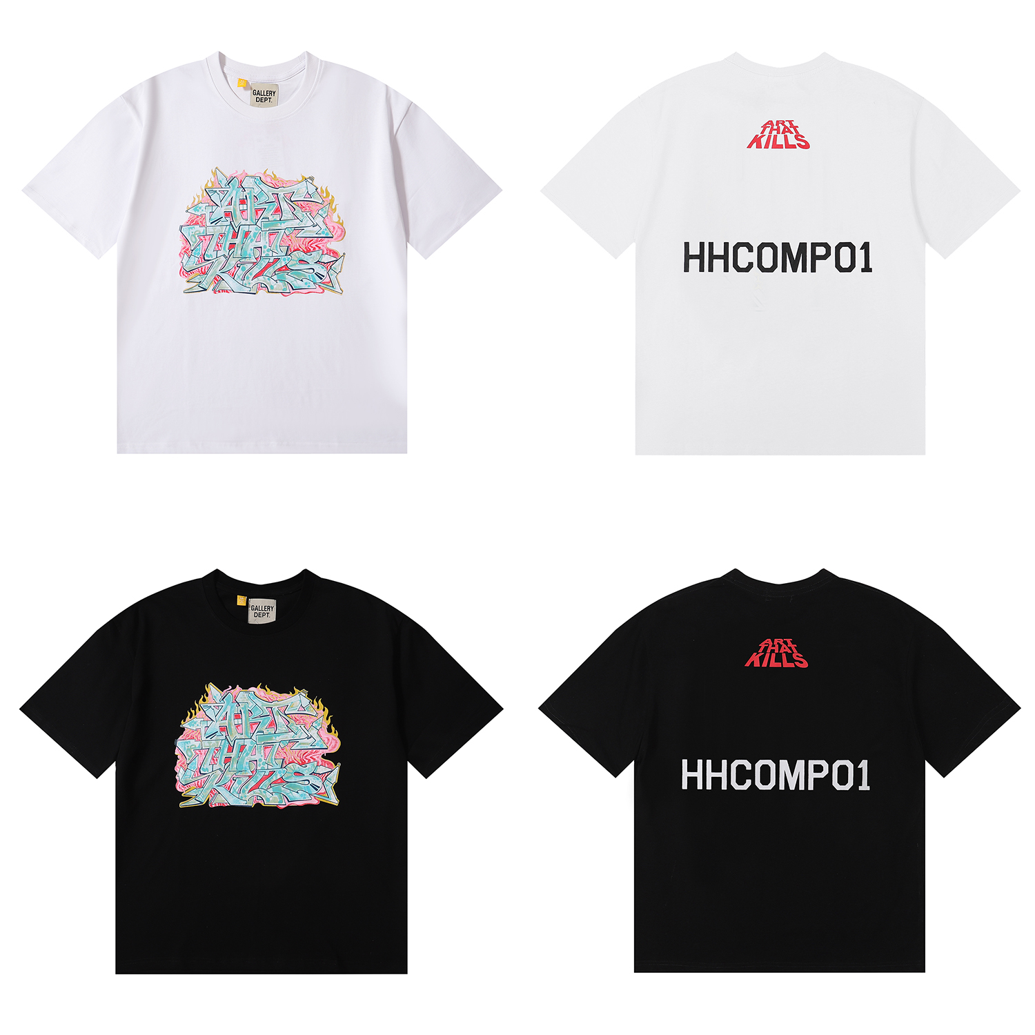 EM Sneakers Gallery Dept T-Shirt 6055 Black/White