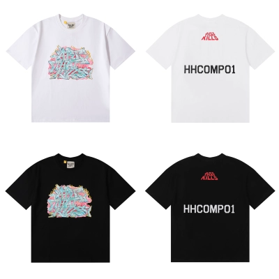 EM Sneakers Gallery Dept T-Shirt 6055 Black/White 02