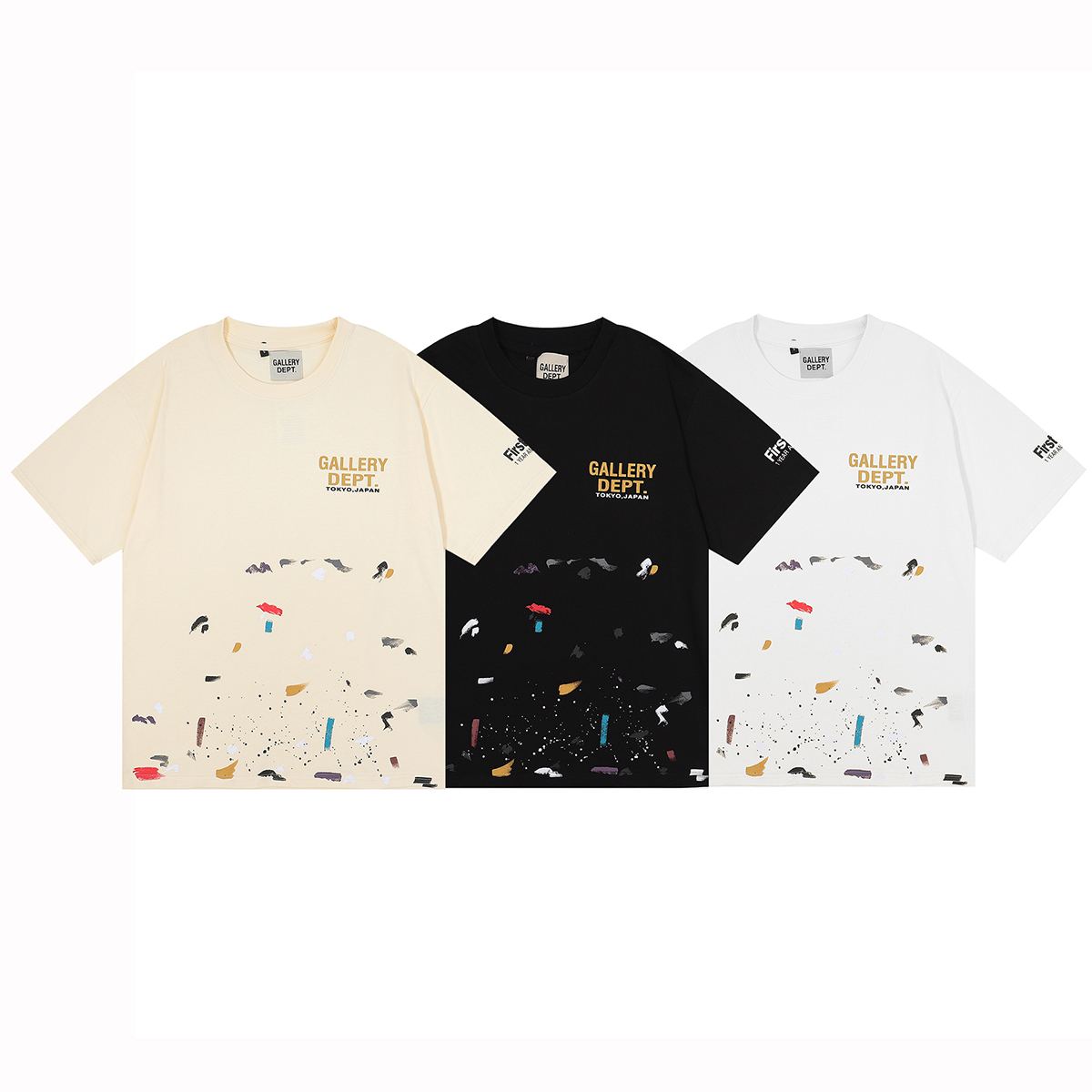 EM Sneakers Gallery Dept T-Shirt 6057 Black/Yellow/White