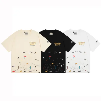EM Sneakers Gallery Dept T-Shirt 6057 Black/Yellow/White 01
