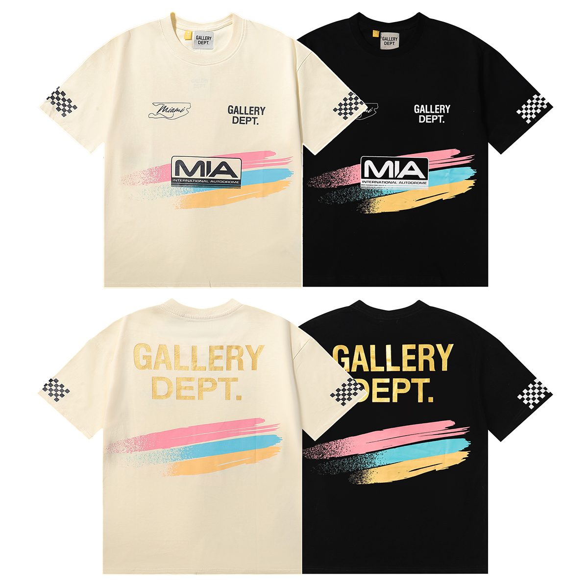 EM Sneakers Gallery Dept T-Shirt 6059 Black/Apricot