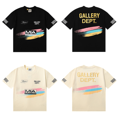 EM Sneakers Gallery Dept T-Shirt 6059 Black/Apricot 02