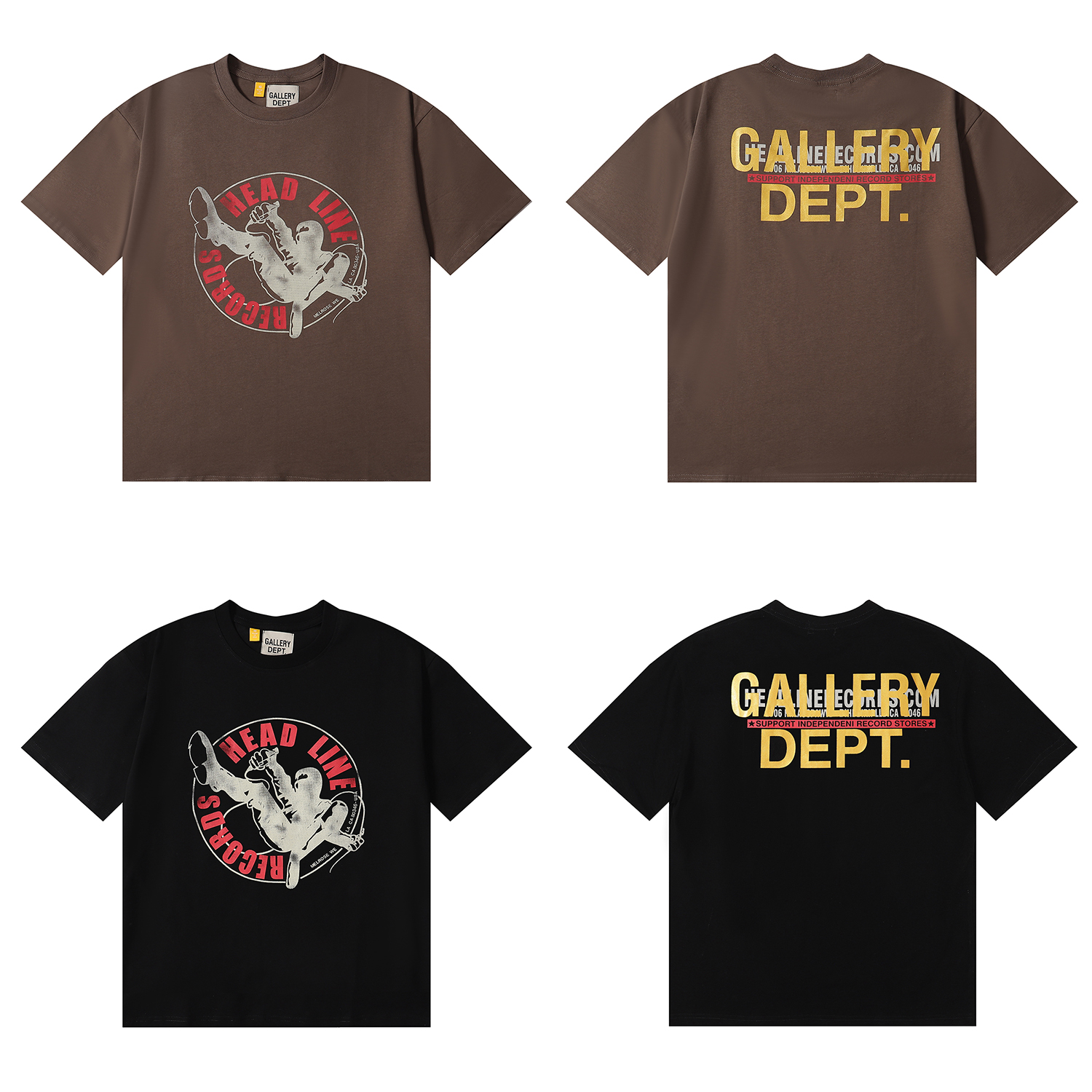 EM Sneakers Gallery Dept T-Shirt 6059 Black/Brown