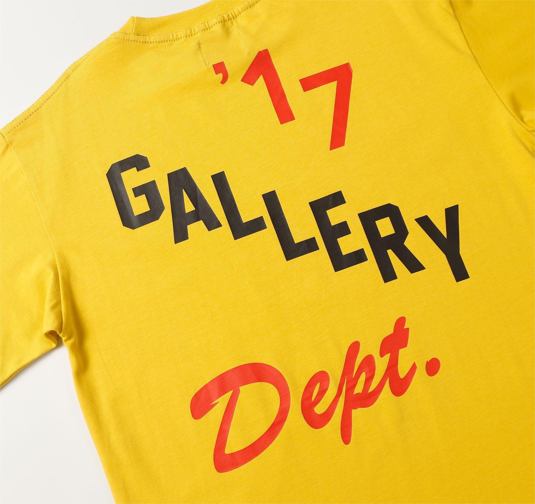 EM Sneakers Gallery Dept T-Shirt GDT004 Black/Yellow/Apricot