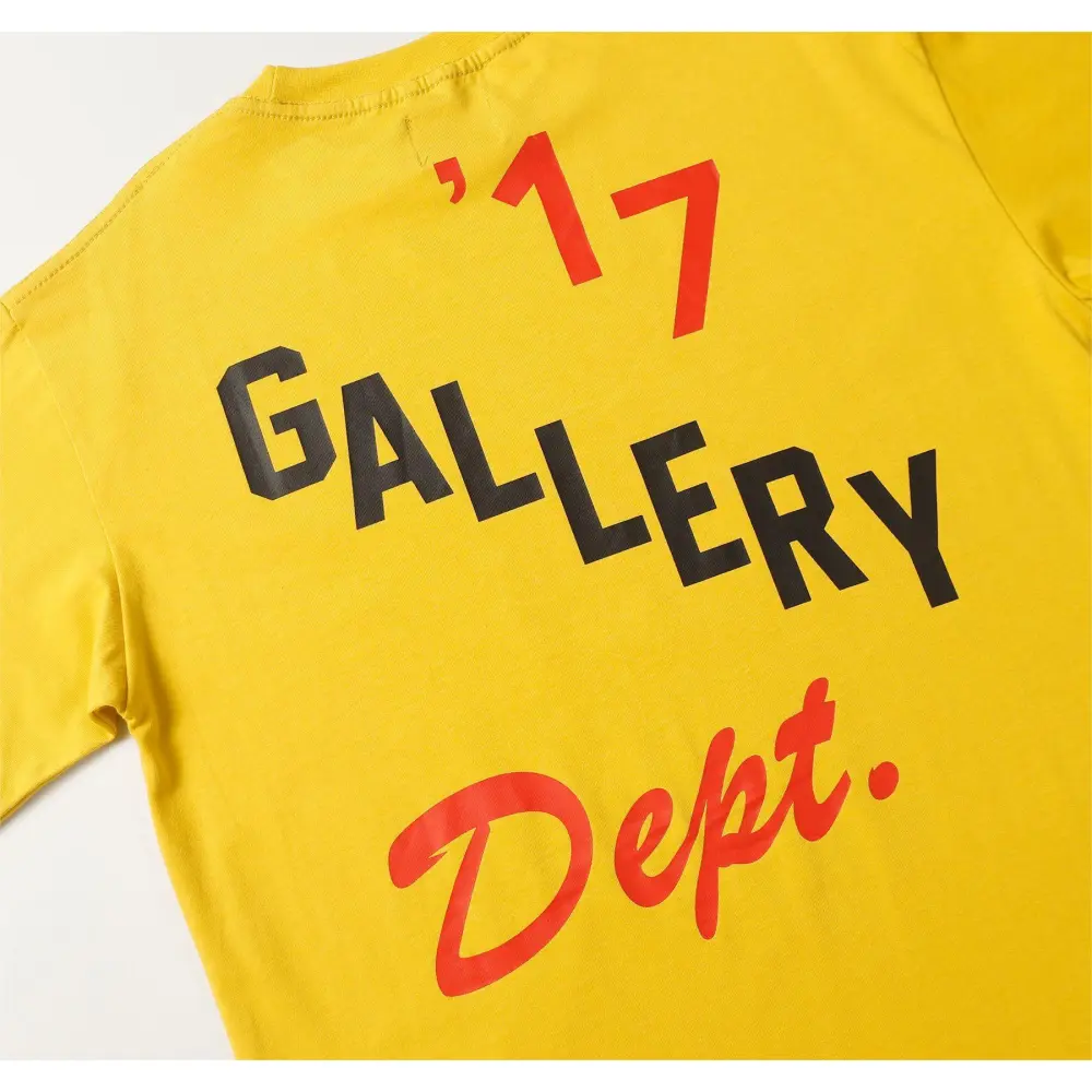 EM Sneakers Gallery Dept T-Shirt GDT004 Black/Yellow/Apricot